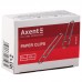 Скрепки Axent 4112-A никелированные, 33 мм, 100 штук
