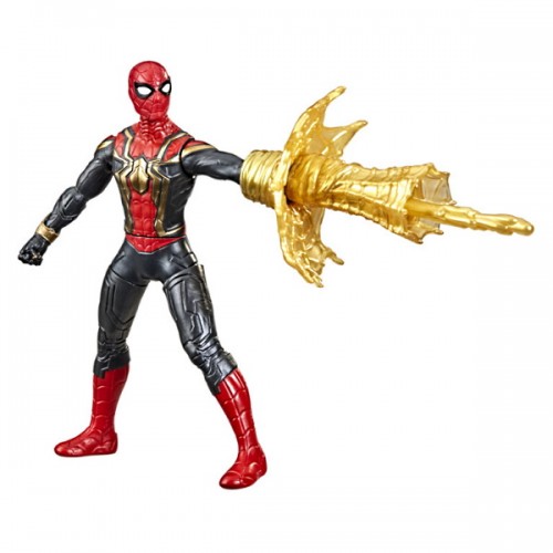 Spider-Man Фігурка Людина-Павук зі зброєю у червоно-чорному костюмі, F1917 (F0232)