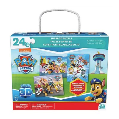 Spin Master Пазлы 3 в 1 Щенячий патруль Супер 3D серии Paw Patrol, SM98351/6066807
