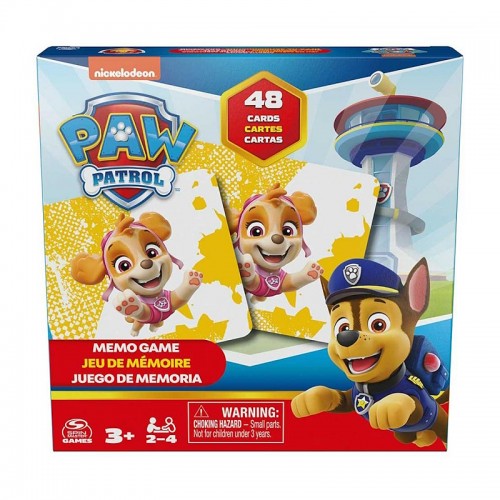 Spin Master Настольная игра Мемори Щенячий патруль (48 карт) Paw Patrol, SM98400/6066852