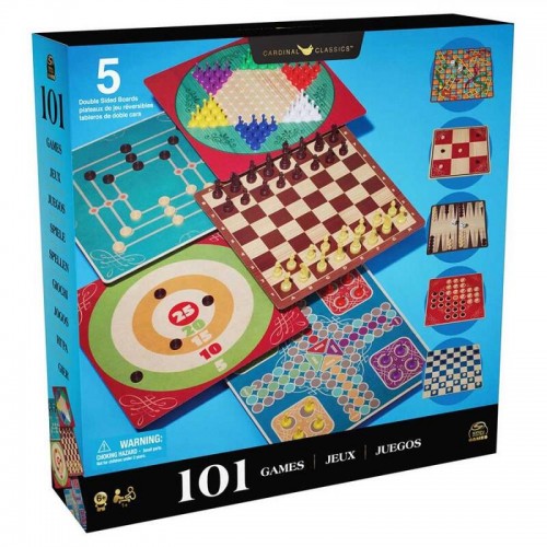 Spin Master Набор настольных игр 101 игра, SM98377/6065340
