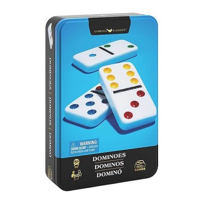 Spin Master Настольная игра Домино в жестяной коробке, SM98405/6065369