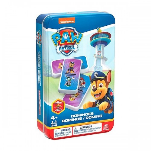 Spin Master Настільна гра Доміно в бляшанці Цуценячий патруль (Paw Patrol), SM98408/6067468