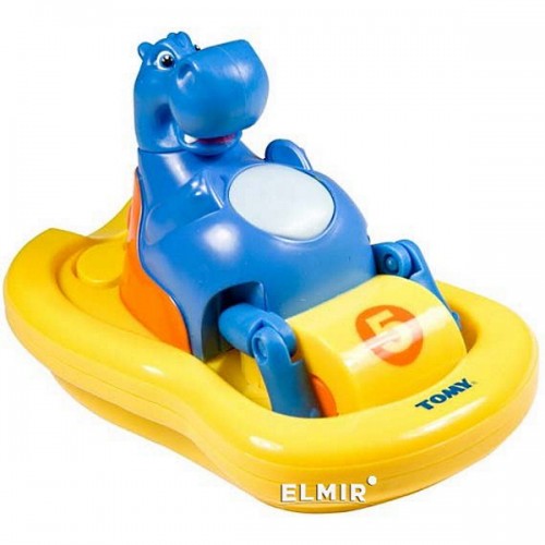 Tomy Игрушка для ванной комнаты Поющий гиппопотам на катамаране, 2161-bt (уценка)
