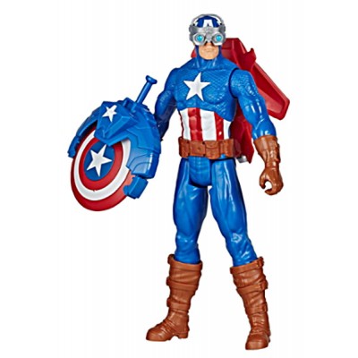 Avengers Набор игровой Мстители Титан Капитан Америка с аксессуарами, E7374