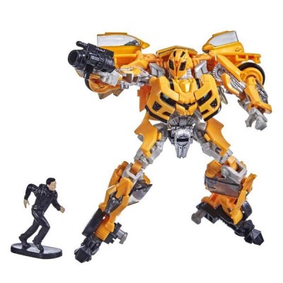 Transformers Коллекционный трансформер Бамблби с Сэмом Уитвики - Studio Series Deluxe 74, F0787 (E0701)
