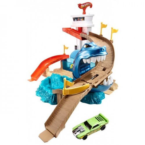 Hot Wheels Трек Охота на акулу серии Измени цвет, BGK04