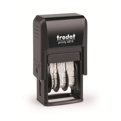 Минидатер Trodat 4810 ENG 3,8мм пластиковый, 4810-Eng