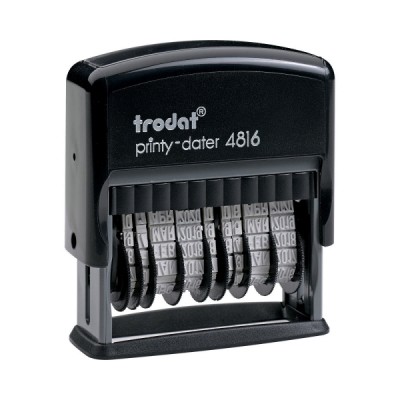 Датер Trodat 4816 BANK 3,8мм двойной пластиковый, 4816-Bank