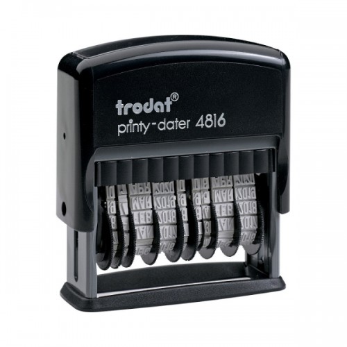 Датер Trodat 4816 UKR 3,8мм двойной пластиковый, 4816-Ukr