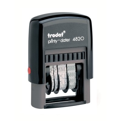  Датер Trodat 4820 UKR 4мм пластиковый, 4820-Ukr