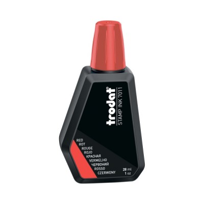 Trodat Штемпельная краска Trodat 7011 28 мл красная