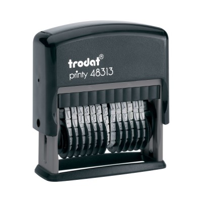 Мининумератор Trodat printy 48313 пластиковый 3,8 мм 13-разрядный