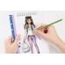 Make it Real Блокнот c трафаретами для создания модных коллекций Розовая мечта, MR3203
