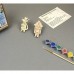 Умняшка Набор для творчества Новогодние игрушки Роспись акриловыми красками (Щелкунчик), НГ-002/5